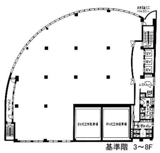 基準階(3～8F)