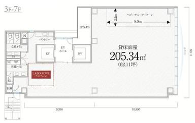 基準階(2〜7F)