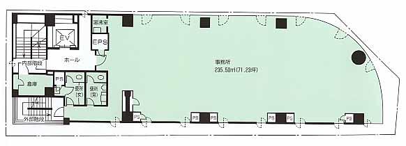基準階(2〜8F)