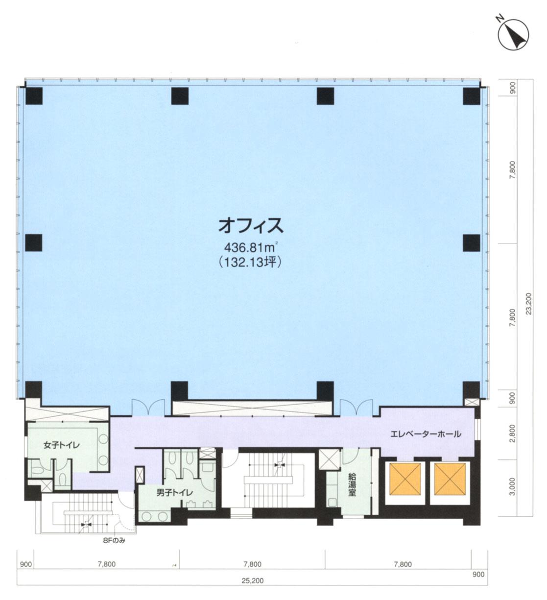 基準階(3～8F)