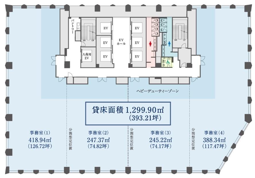 基準階(4〜18F)